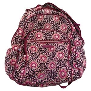Vera Bradley Pink Floral Quilted Backpack